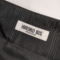 HIROKO BIS RBHAG-78260 総柄 刺繍 スカート ベージュ ブラック レディース ヒロコビス【中古】5-0201M∞