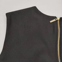 MICA & DEAL ジャンパースカート サイズ38 定価21000円 ノースリーブ ワンピース ブラック レディース マイカ＆ディール【中古】4-1217T♪