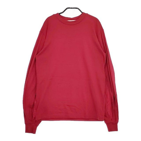 TOGA PULLA/STUDIOUS Silkete jersey L/S 定価20900円 TP22-JK519  長袖Ｔシャツ カットソー ロンＴ レッド レディース トーガプルラ/ステュディオス【中古】5-0203M∞