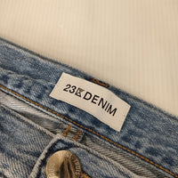 23区 DENIM コットン インディゴ ジーンズ デニムパンツ ライトブルー レディース 23区【中古】5-0201G∞