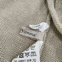 Vlas Blomme 11300011 コットンリネン カーディガン ベージュ レディース ヴラスブラム【中古】5-0419M∞