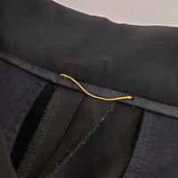 Deuxieme Classe High-Waist パンツ 定価27500円 ポリエステル パンツ ブラック レディース ドゥーズィエムクラス【中古】5-0419G∞