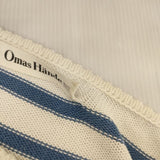 Omas Hande コットンニット ボーダー チュニック スペイン製 ワンピース ホワイト ブルー レディース オーマスヘンデ【中古】5-0402M∞