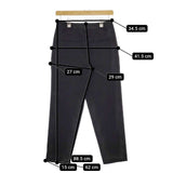 UNITED ARROWS スリム スラックス 1514-202-3826 パンツ ブラック レディース ユナイテッドアローズ【中古】5-0402M∞