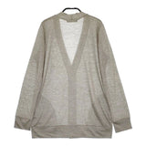 UNITED ARROWS リネン 麻 1515-699-0708 カーディガン グレー レディース ユナイテッドアローズ【中古】5-0402M∞