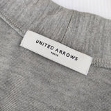 UNITED ARROWS リネン 麻 1515-699-0708 カーディガン グレー レディース ユナイテッドアローズ【中古】5-0402M∞
