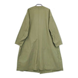 Yarmo WIDE WRAP COAT ワイドラップコート定価37400円 イギリス製 YAR-22SS CO24 コート 22SS カーキ レディース ヤーモ【中古】5-0409M∞