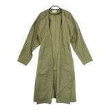 Yarmo WIDE WRAP COAT ワイドラップコート定価37400円 イギリス製 YAR-22SS CO24 コート 22SS カーキ レディース ヤーモ【中古】5-0409M∞