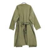 Yarmo WIDE WRAP COAT ワイドラップコート定価37400円 イギリス製 YAR-22SS CO24 コート 22SS カーキ レディース ヤーモ【中古】5-0409M∞