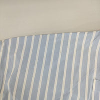 JIL SANDER NAVY イタリア製 コットン 34 ロングシャツ 半袖 ストライプ プルオーバー ワンピース ブルー ホワイト レディース ジルサンダーネイビー【中古】5-0702S∞