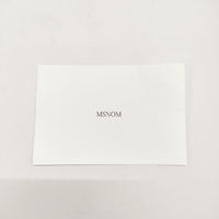 MSNOM ムスノム 未使用品 No.8 ラタン牛革ダブルチェーンショルダーバッグ ショルダーバッグ ベージュ ブラック レディース【中古】5-0320G◎