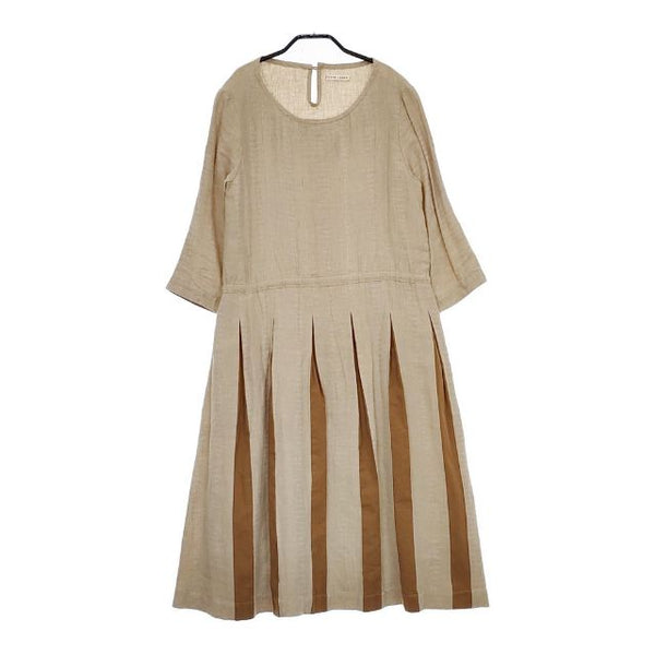 FRANK LEDER リネン ワンピース ベージュ レディース フランクリーダー【中古】5-0402M∞