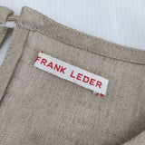 FRANK LEDER リネン ワンピース ベージュ レディース フランクリーダー【中古】5-0402M∞