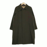 NEST ROBE CONFECT 02184-0033 サイズ3 ウール ステンカラーコート ダークグリーン メンズ ネストローブコンフェクト【中古】5-0107A♪