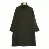 NEST ROBE CONFECT 02184-0033 サイズ3 ウール ステンカラーコート ダークグリーン メンズ ネストローブコンフェクト【中古】5-0107A♪