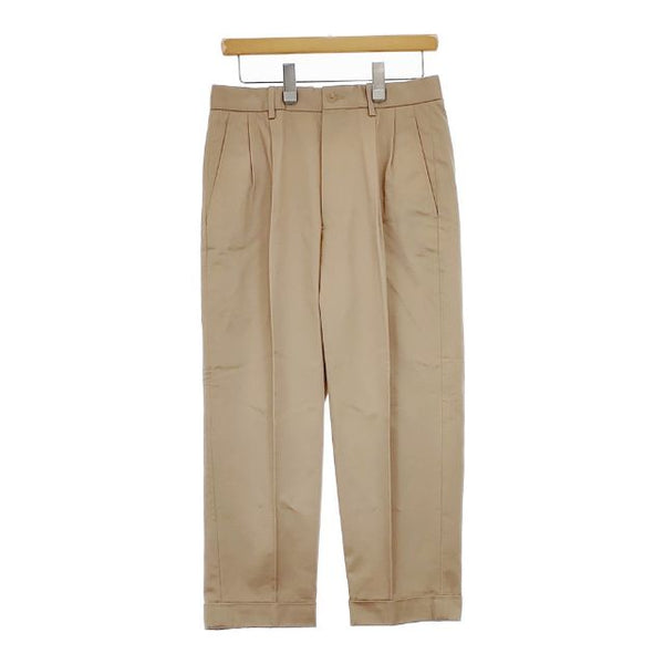 Scye 未使用 San Joaquin Cotton Chino Pleated Trousers サンホアキン 定価28600円 5220-83548 チノパンツ ベージュ レディース サイ【中古】5-0204G∞