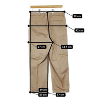 Scye 未使用 San Joaquin Cotton Chino Pleated Trousers サンホアキン 定価28600円 5220-83548 チノパンツ ベージュ レディース サイ【中古】5-0204G∞