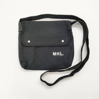 MHL. ロゴ ショルダーバッグ ブラック レディース エムエイチエル【中古】5-0707G◎