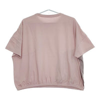pas a pas 切替 短丈 後染め 半袖Ｔシャツ カットソー ピンク レディース パスアパス【中古】5-0521S∞