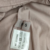 pas a pas 切替 短丈 後染め 半袖Ｔシャツ カットソー ピンク レディース パスアパス【中古】5-0521S∞