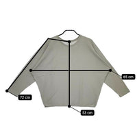 GALERIE VIE コットンシルク ドルマンスリーブカットソー ニットソー カットソー ライトグリーン レディース ギャルリーヴィー【中古】5-0402M∞
