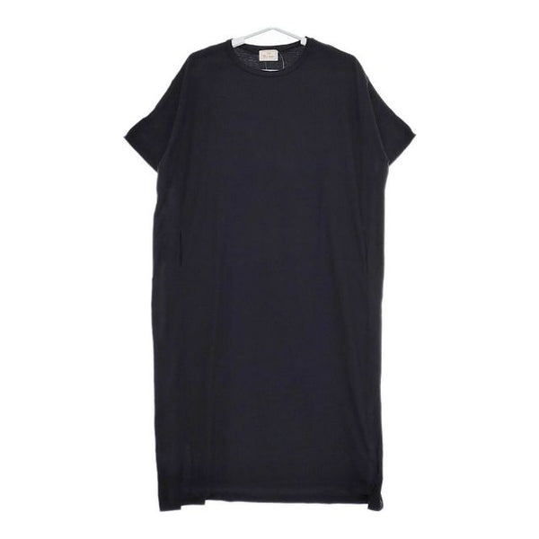 mao made スリット 半袖 Tシャツワンピ ワンピース ブラック レディース マオメイド【中古】5-0521S∞
