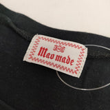 mao made スリット 半袖 Tシャツワンピ ワンピース ブラック レディース マオメイド【中古】5-0521S∞