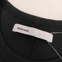 08sircus ロング マキシ丈 ノースリーブ コットン ワンピース ブラック レディース ゼロエイトサーカス【中古】5-0521S∞