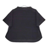ESTROISLOSE 切替 プルオーバー トレーナー 半袖Ｔシャツ カットソー ブラック レディース エストゥロワルーズ【中古】5-0521S∞