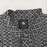 maison de SOIL ピンタック COTTON REPETITIONAL FLOWER BLOCK PRINT インド製ブラウス 23AW ブラック ホワイト メゾンドソイル【中古】4-1214M♪