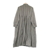 maison de SOIL ピンタック COTTON REPETITIONAL FLOWER BLOCK PRINT インド製 ワンピース 23AW グリーン メゾンドソイル【中古】4-1214M♪