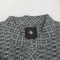 maison de SOIL ピンタック COTTON REPETITIONAL FLOWER BLOCK PRINT インド製 ワンピース 23AW グリーン メゾンドソイル【中古】4-1214M♪