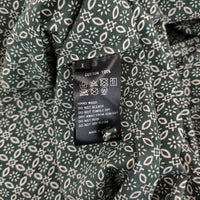maison de SOIL ピンタック COTTON REPETITIONAL FLOWER BLOCK PRINT インド製 ワンピース 23AW グリーン メゾンドソイル【中古】4-1214M♪