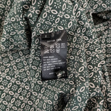maison de SOIL ピンタック COTTON REPETITIONAL FLOWER BLOCK PRINT インド製 ワンピース 23AW グリーン メゾンドソイル【中古】4-1214M♪
