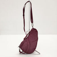 HEALTHY BACK BAG 新品 AMERI BAG ポーチ テクスチャードナイロンバッグレット ショルダーバッグ パープル レディース ヘルシーバックバッグ【中古】5-0707G◎