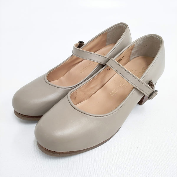 harmonie par conges payes アルモニーパーコンジェペイエ ストラップヒールパンプス サイズM パンプス ベージュ レディース【中古】5-0607M◎