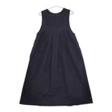 MHL. ノースリーブ CONTRAST WRAP COTTON 595-1256500 ワンピース ネイビー レディース エムエイチエル【中古】5-0521S∞