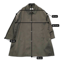 THE RERACS THE BAL COLLAR COAT 23SS-RECT-368L サイズ38 ステンカラーコート 23SS カーキ レディース ザリラクス【中古】5-0112T△