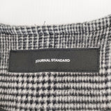 JOURNAL STANDARD スーパー140ビーバーノーカラーコート 定価39600円 サイズ36 コート グレー レディース ジャーナルスタンダード【中古】5-0111A◎