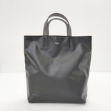 ORCIVAL PVCコーティングバッグ ハンドルレザー トートバッグ ブラック レディース オーシバル/オーチバル【中古】5-0707G◎