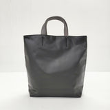 ORCIVAL PVCコーティングバッグ ハンドルレザー トートバッグ ブラック レディース オーシバル/オーチバル【中古】5-0707G◎