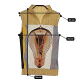 PLEATS PLEASE ISSEY MIYAKE 電球プリント プリーツ PP31-JK741 ノースリーブ Ｔシャツ カットソー ベージュ レディース プリーツプリーズ【中古】5-0702S∞