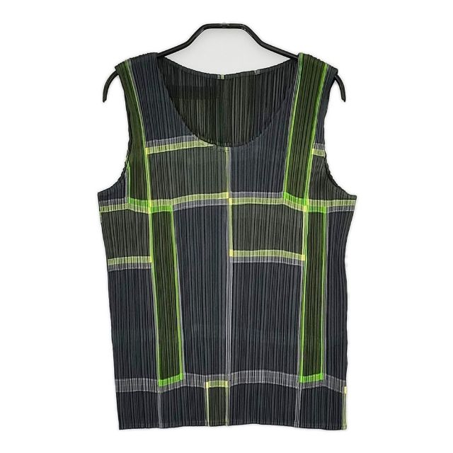 プリーツプリーズ チェック柄 トップス サイズ3 PLEATS PLEASE ISSEY MIYAKE - プリーツプリーズ PP52-JK603