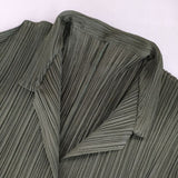 PLEATS PLEASE ISSEY MIYAKE 4Bジャケット プリーツ PP63-JD411 ジャケット カーキ レディース プリーツプリーズ【中古】5-0220M∞