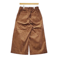 FABRIQUE en planete terre 未使用品 corduroy wide skants 定価24200円 ワイドパンツ 242-066 パンツ ブラウン レディース ファブリケ【中古】5-0112T△