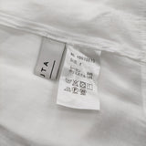 Acuta 10073573 ブロードブザムワイドパールボタンシャツ プルオーバー ブラウス シャツ ホワイト レディース アクータ【中古】5-0311M♪