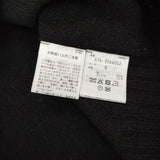 MARGARET HOWELL 578-3264002 MERINO CASHMERE カシミヤ スコットランド製 カーディガン 23AW ブラック マーガレットハウエル【中古】4-1223T♪