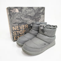 THE NORTH FACE W Nuptse Bootie WP VI Short ヌプシ ブーツ サイズ24cm ブーツ グレー レディース ザノースフェイス【中古】5-0109A◎