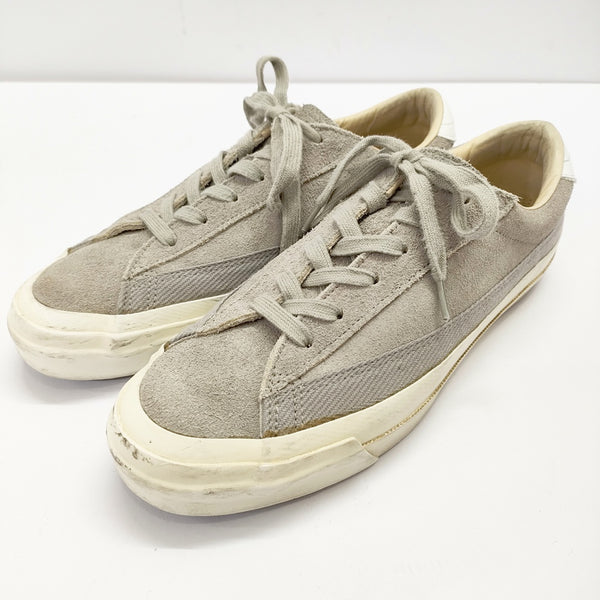 ASAHI BELTED LOW SUEDE 24cm スニーカー グレー レディース アサヒ【中古】5-0223G◎