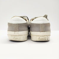 ASAHI BELTED LOW SUEDE 24cm スニーカー グレー レディース アサヒ【中古】5-0223G◎